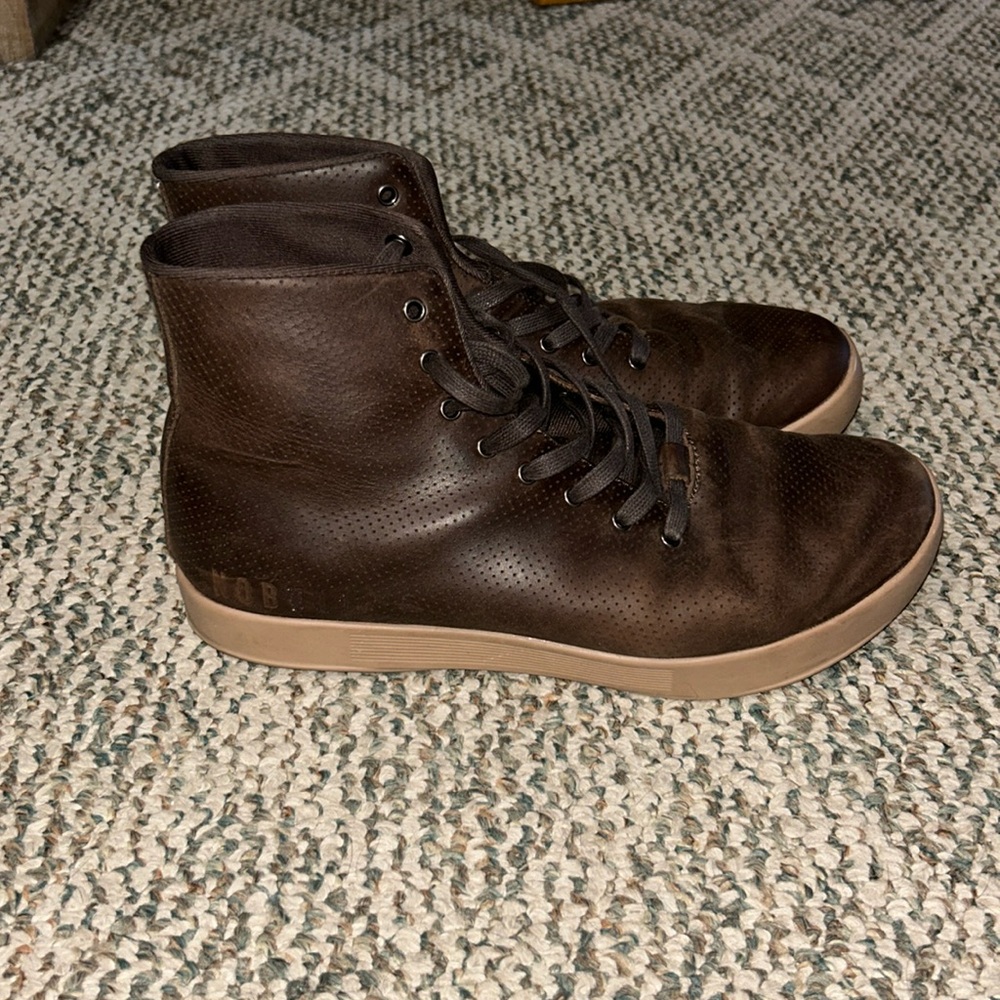 NoBull High top trainers leather